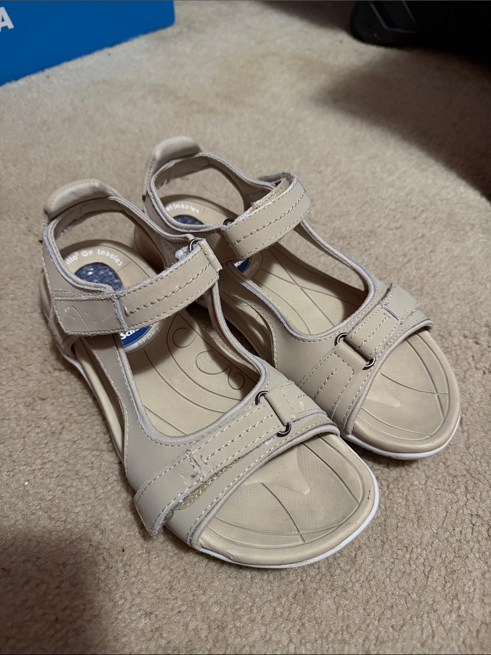 Dr Scholls Beige Sport Sandals - Comfortable Everyday Wear